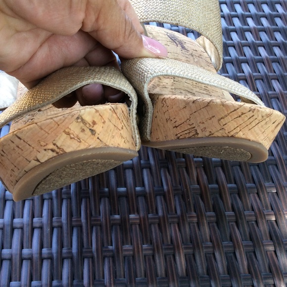 LUCKY BRAND MAGNOLIA CORK WEDGES - Picture 4 of 8